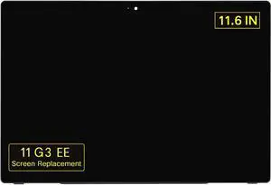 NUOLAISUN LCD Screen Replacement for HP Chromebook X360 11 G3 EE LCD Touch Screen Display Assembly 11.6" HD L92337-001 L92338-001