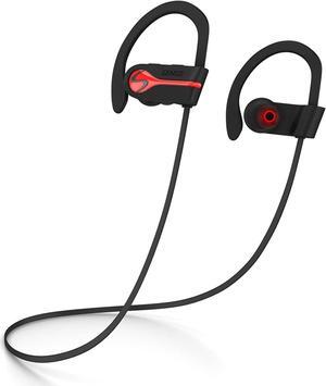 SENSO Bluetooth Headphones, Best Wireless Sports Earphones w/Mic IPX7 Waterproof HD Stereo Sweatproof Earbuds for Gym Running Workout 8 Hour Battery Noise Cancelling Headsets