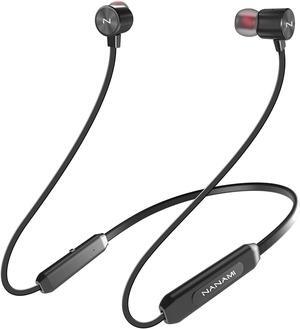 NANAMI Bluetooth Headphones Wireless Earbuds - Sports Magnetic Neckband Wireless Headsets, HiFi Stereo Deep Bass Updated Bluetooth 5.3 Earphones IPX7 Waterproof with Mic for Gym Running 24h Playtime