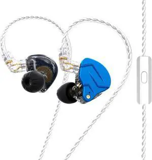 KZ ZSN Pro X in Ear Earphones Wired, IEM Earphones, Metal Earphones 1BA+1DD Hybrid Technology HiFi Bass Headphones Sport Noise Cancelling Headset(Royal Blue IEM with Mic) KZ ZSN Pro X in Ear Earphones Wired, IEM Earphones, Metal Earphones 1BA+1DD Hybrid Technology HiFi Bass Headphones Sport Noise Cancelling Headset(Royal Blue IEM with Mic)