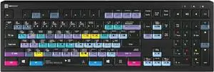 Logickeyboard Designed for Blackmagic Davinci Resolve 17 Compatible with Win 7-11- Astra 2 Backlit Keyboard # LKB-RESB-A2PC-US