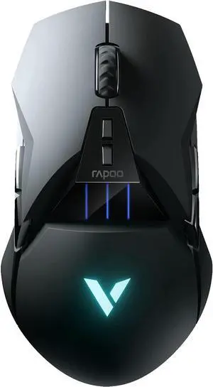 RAPOO VT950C Gaming Wired/Wireless Mouse, RGB Ergonomic Game Computer Mice, 16,000 DPI - Rapid Charging Battery - Programmable 11 Buttons RAPOO VT950C Gaming Wired/Wireless Mouse, RGB Ergonomic Game Computer Mice, 16,000 DPI - Rapid Charging Battery - Programmable 11 Buttons