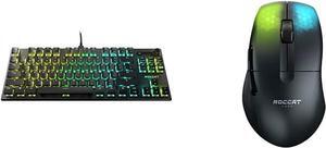 ROCCAT Vulcan TKL Pro Keyboard + Kone Pro Air Wireless Mouse Bundle