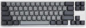 Mechanical Keyboard Gaming Keyboard Kailh Blue Switch Wired Backlit PBT Keycaps Mini Design (60%) 68 Keys Keyboard Magicforce by Qisan(Gray Combo)