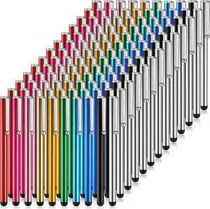 130 Pcs Stylus Pens for Touch Screens Universal Slim Capacitive Stylus Digital Pen Compatible with Phone Android Phone Tablet Most Devices with Capacitive Touch Screen 10 Colors
