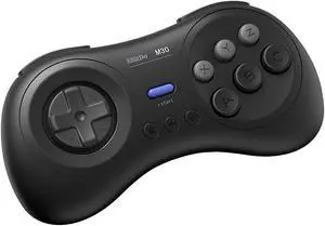 8Bitdo M30 Bluetooth Controller for Switch, Windows and Android, 6-Button Layout for SEGAs Classic Games (Black)