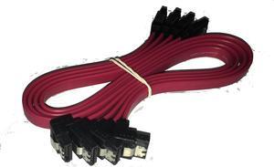 Copystars Sata Cable 4 x Serial Sata-data-Cables for Drive internal DVD burner Ssd Hard Drive 6Gb Signal Straight-Right Angle