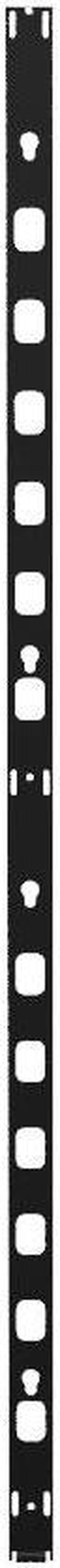 NavePoint 42U Vertical Cable Management Rail, Rack Mount, 0.82 x 2.3 x 76