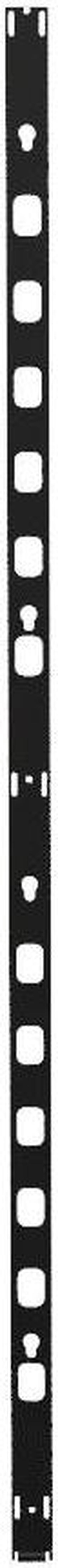 NavePoint 45U Vertical Cable Management Rail, Rack Mount, 0.82 x 2.3 x 81.2