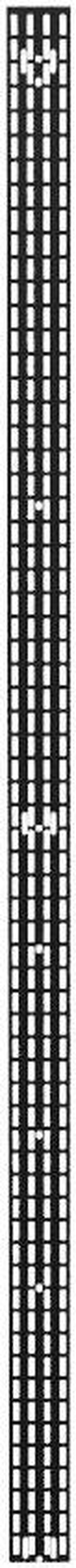 NavePoint 48U Vertical Cable Management Rail, Rack Mount, 0.26 x 3.5 x 86.5