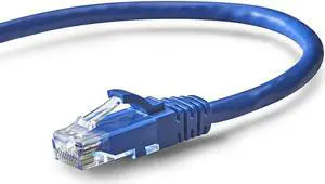 NavePoint Cat5e UTP Ethernet Network Patch Cable UL Listed, 75 FT., 1 Gbps, Blue