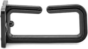NavePoint Network Rack Cable Management Ring, Toolless, Server Rack-Mount Cable Ring with Flexible Opening, Cable Management Hook, Pack of 25 Black
