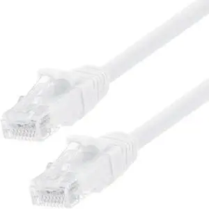 Ethernet Patch Cable CAT6, UTP, 24AWG, 0.5 Ft,  10 pack, White