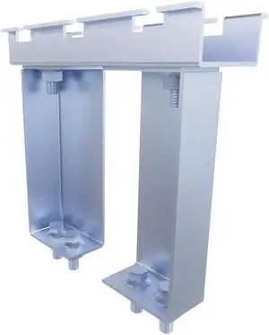 NavePoint Electro Zinc Plated 6" Wide Cabinet and Floor Stand