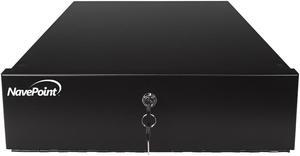 Navepoint DVR Security Heavy Duty Lock-Box With Fan 18" x 18" x 5" Black