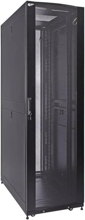 NavePoint 42U Server Rack Cabinet, Fan Compatible Top, Perforated Door, 1000mm deep (Commercial Series)