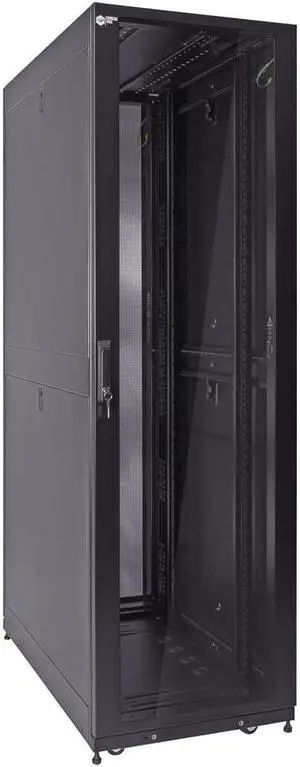 NavePoint 42U Server Rack Cabinet, Cable Management Top, Glass Door, 1000mm deep (Commercial Series)