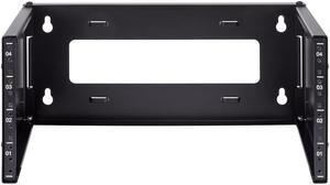 Navepoint 4U Wall Mount Bracket Extendable Network Equipment Rack Threaded Standard 19"