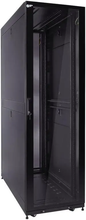 NavePoint 42U Server Rack Cabinet, Cable Management Top, Glass Door, 1200mm deep (Commercial Series)