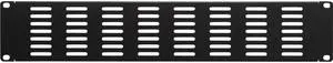 NavePoint 2U Blank Rack Mount Panel IT Server Network Spacer Slotted Venting