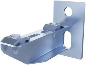 Electro Zinc Plated Wire Mesh Cable Tray bracket, T-shaped, Wall Mount, 100mm , 4 Pack