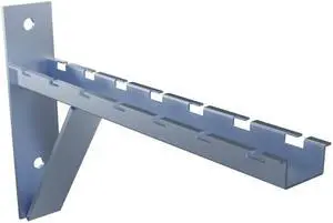 Electro Zinc Plated Wire Mesh Cable Tray bracket, Triangle, Wall Mount, 300mm , 2 Pack
