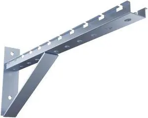 Electro Zinc Plated Wire Mesh Cable Tray bracket, Triangle, Wall Mount, 500mm , 2 Pack