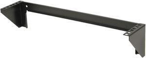 NavePoint 2U 19" Vertical Wall Mount Rack Wall Mountable Server Rack w/ Hardware Black