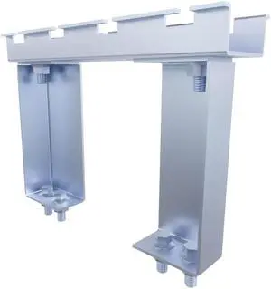 NavePoint Electro Zinc Plated 8" Wide Cabinet and Floor Stand