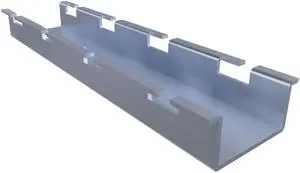 NavePoint Electro Zinc Plated 8" Ceiling Hanging Bar - 4 Pack