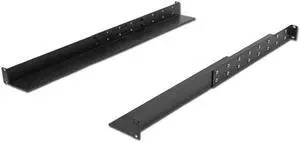 NavePoint 1U Rack Mount 4-Post Shelf Rail Full Depth - 33.5" deep