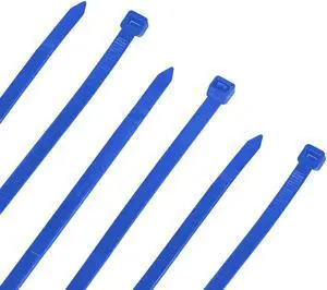 NavePoint 22 Inch Nylon Blue Cable Ties 120 Lbs  100 Pack