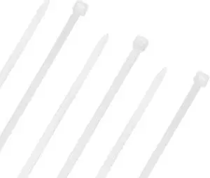 NavePoint 22 Inch Nylon White Cable Ties 120 Lbs  100 Pack