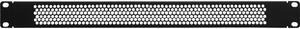 Navepoint 1U Blank Rack Mount Panel Spacer With Venting For 19-Inch Server Network Rack Enclosure Or Cabinet Black