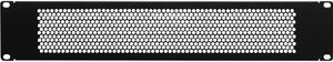 Navepoint 2U Blank Rack Mount Panel Spacer With Venting For 19-Inch Server Network Rack Enclosure Or Cabinet Black