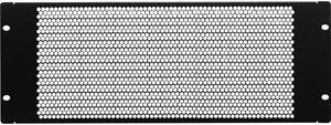 Navepoint 4U Blank Rack Mount Panel Spacer With Venting For 19-Inch Server Network Rack Enclosure Or Cabinet Black