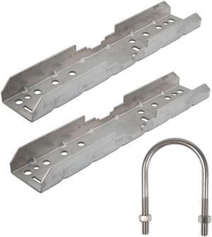NavePoint 00406806 Pole Mount Kit, For 14x10x06 Enclosure, Fits 1.25-2 Inch Poles