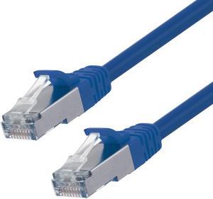 Ethernet Patch Cable CAT6, F/UTP, 26AWG, 2 Ft,  5 pack, Blue