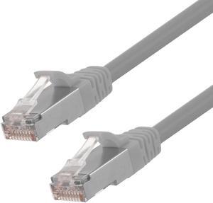 Ethernet Patch Cable CAT6, F/UTP, 26AWG,  5 Ft,  5 pack, Gray