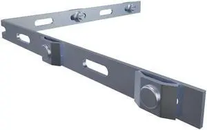 NavePoint 42/47" Electro Zinc Plated Wire Mesh Cable Tray Corner Bar - 4 pack