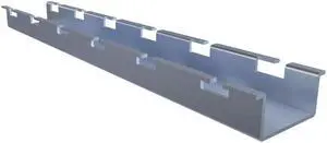 NavePoint Electro Zinc Plated 12" Ceiling Hanging Bar - 4 Pack