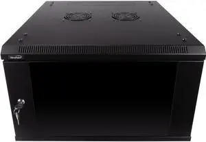 Navepoint 6U Wallmount Networking Cabinet 600mm Depth with Fans