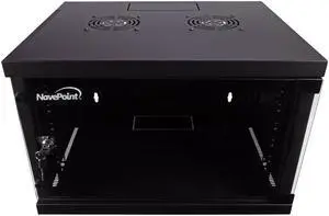 Navepoint 6U Basic Wall Mount Networking Cabinet with Locks - Assembled Navepoint 6U Basic Wall Mount Networking Cabinet with Locks - Assembled