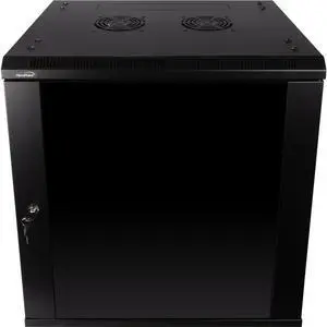 Navepoint 12U Wallmount Networking Cabinet 450mm Depth with Fans