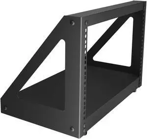 NavePoint 6U 2-Post Open Frame Desk Rack  Heavy Duty