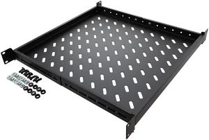 Navepoint 1U 19-Inch Fixed 4-Post Rack Mount Server Shelf With Adjustable Depth From 18 - 29" Black Navepoint 1U 19-Inch Fixed 4-Post Rack Mount Server Shelf With Adjustable Depth From 18 - 29" Black