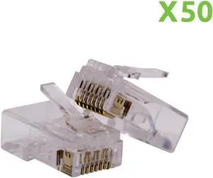 NavePoint CAT5e RJ45 Ethernet Coupler plugs 50-pack