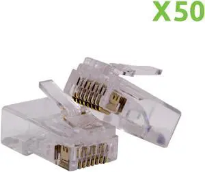 NavePoint CAT5e RJ45 Ethernet Coupler plugs 50-pack