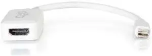 C2g 8In Mini Displayport To Hdmi Adapter-Thunderbolt To Hdmi Converter-White