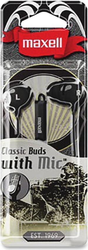 Classic Earbud With Mic Black